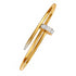 14K Yellow Gold with Diamond Nail Bangle